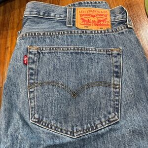 Levi's 501s Classic Blue Jeans with Signature Patch